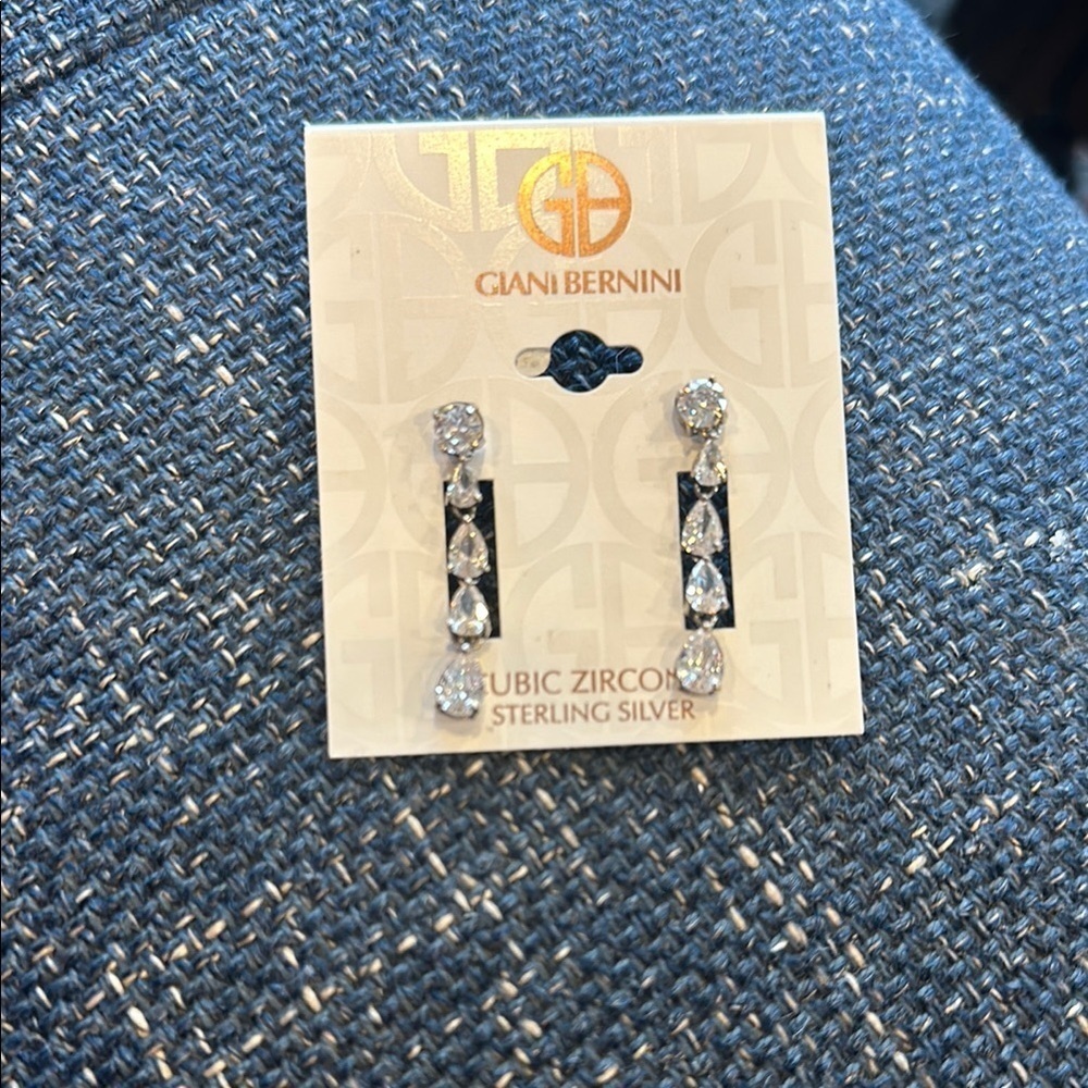 Giani Bernini Sterling Silver Cubic Zirconia Earrings